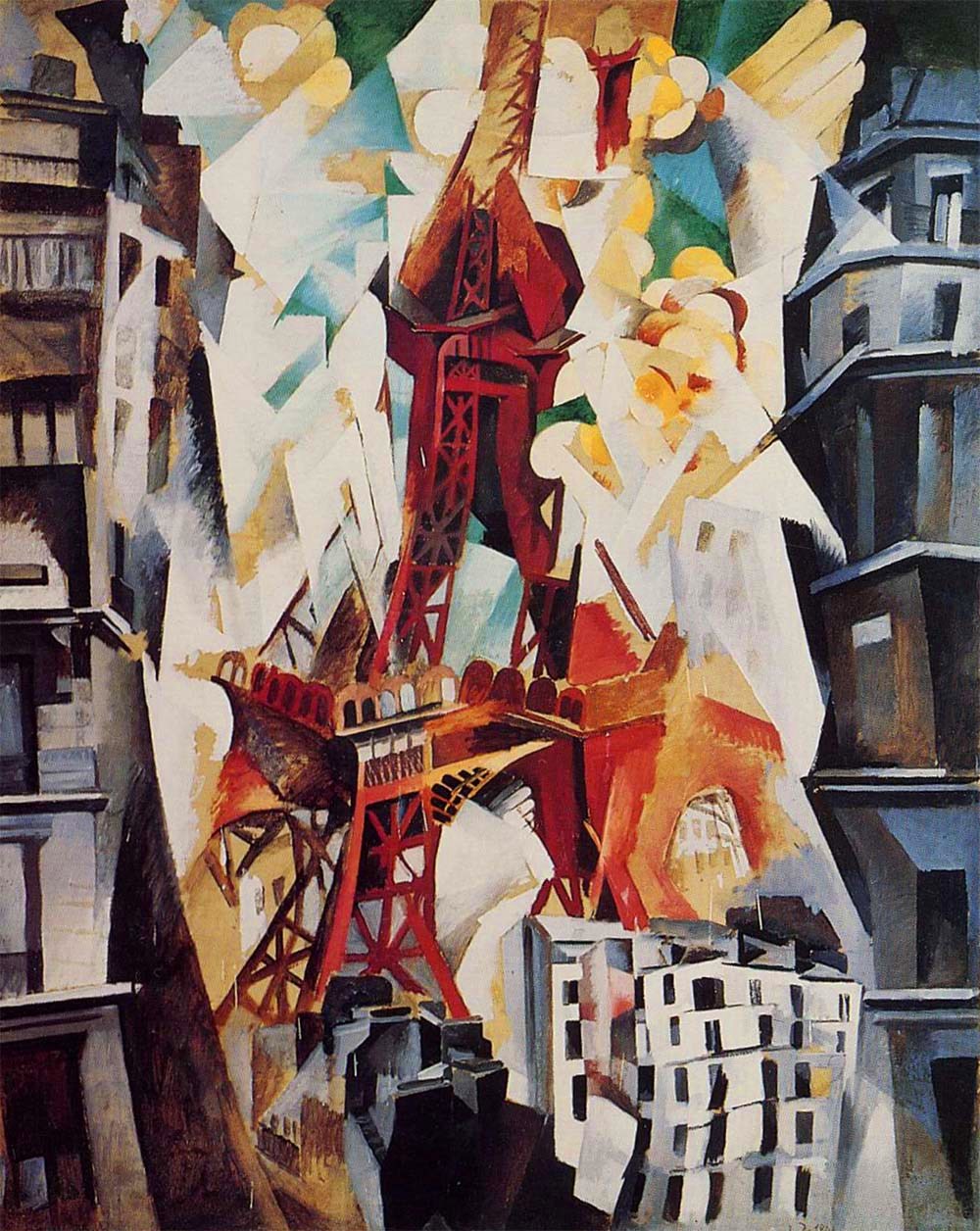 Robert Delaunay, La Tour Eiffel (1911)