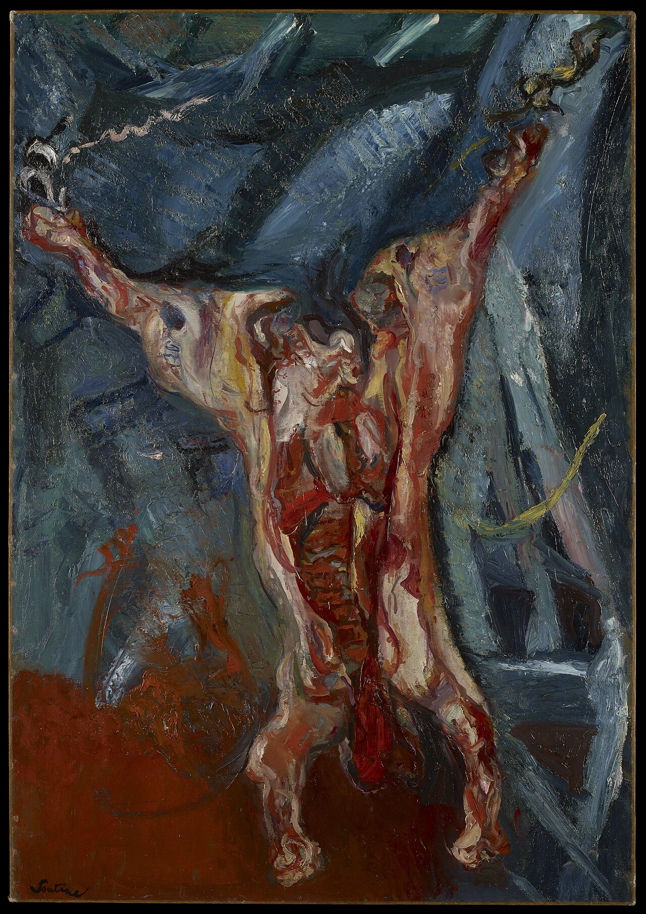 Chaïm Soutine, Le Bœuf écorché (vers 1925)